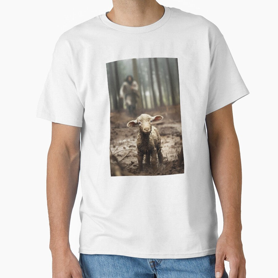 Jesus Christ Running After Lost Lamb by ArtfullyRad