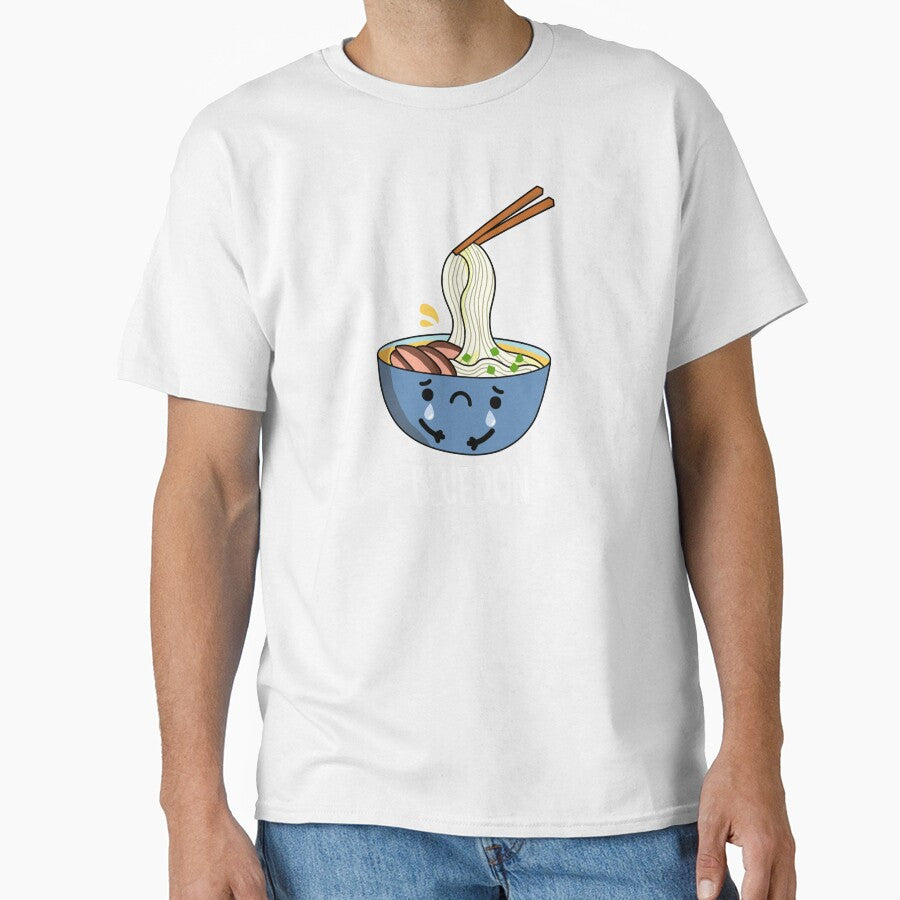 Blue-don Funny Udon Pun (Dark BG) by punnybone