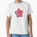 Pink star button y2k by alleycatt111