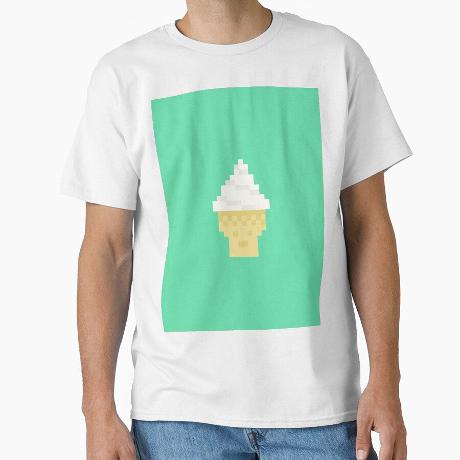 Cute Pixelios Ice cream - Vanilla by BlusparkStudio
