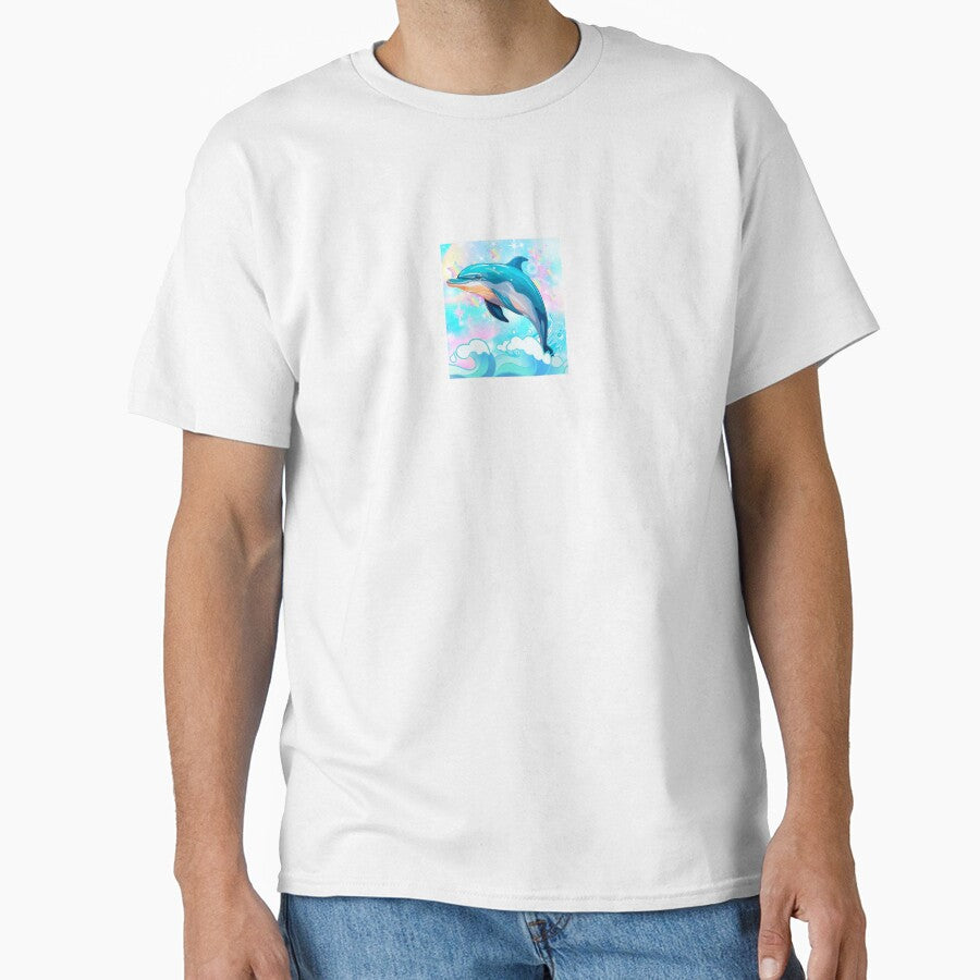 dolphin holographic ocean summer by coolcreativeco
