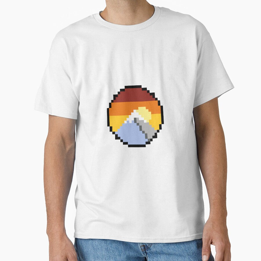 Pixel mountain sunset scenery by Esmeraldas2