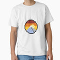 Pixel mountain sunset scenery by Esmeraldas2