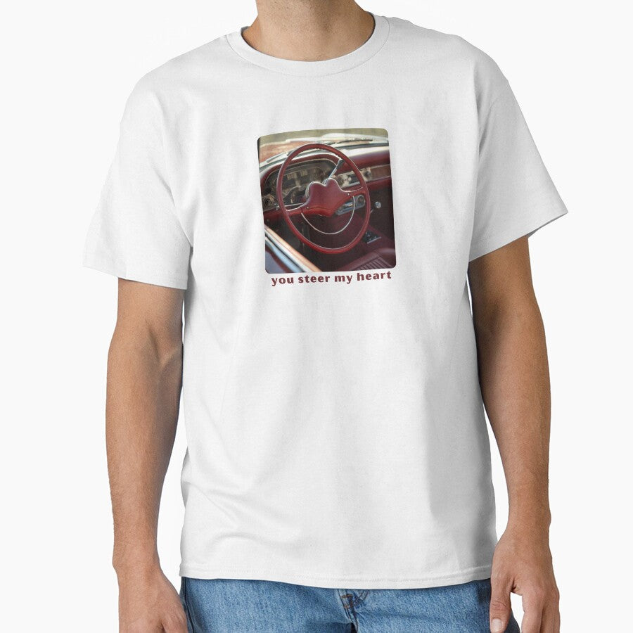 You Steer My Heart - Cute Pun | TeeHee Puns Funny Design by TeeHee Puns