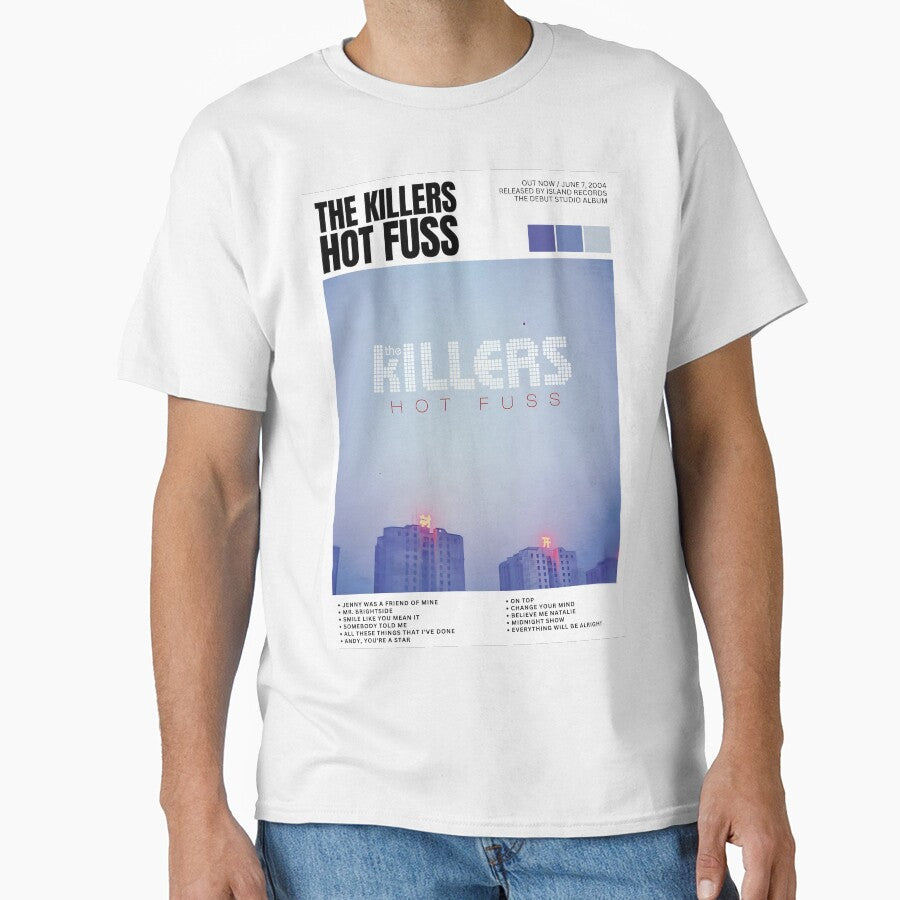 Hot Fuss The Killers Newspaper Lyrics Album Cover by apixelwall