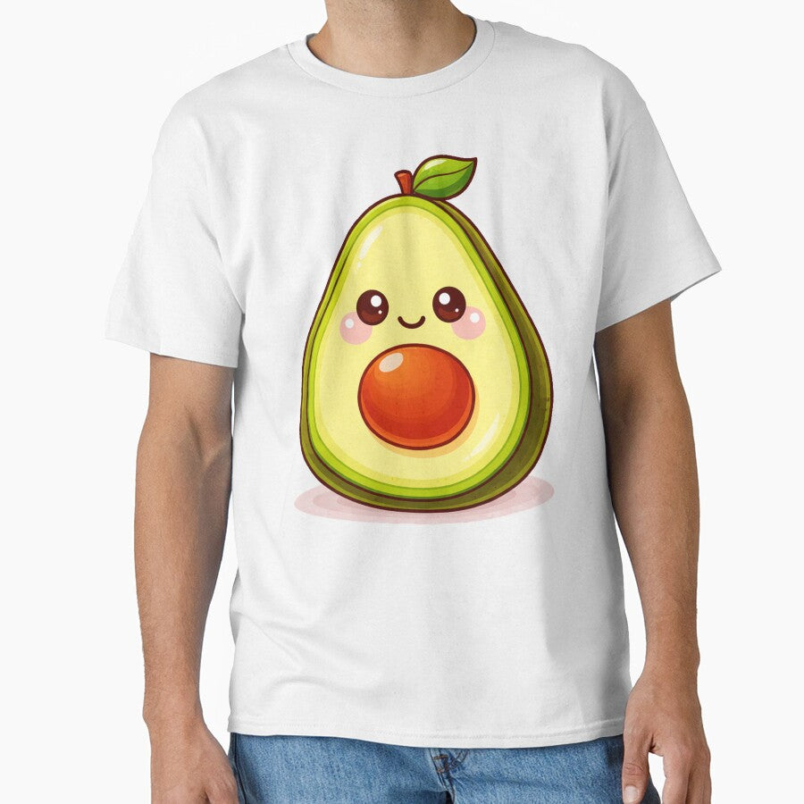 Cute Avocado Kawaii Food Character by ImagenFusionP