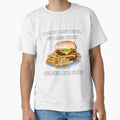 Funny Sarcastic Saying I Want A Hot Body, But I Also Want Burger And Fries by fantasticdesign