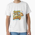 Born To Be Lazy – Funny Sloth Quote Sticker by JG-DigitalArts