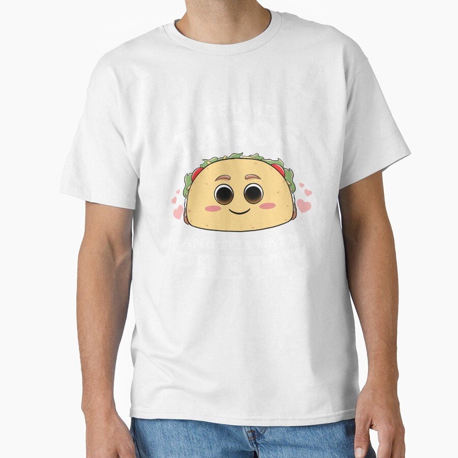 Feed Me Tacos And Tell Me I'm Pretty Womens Funny Taco Lover by Lambo-Designs