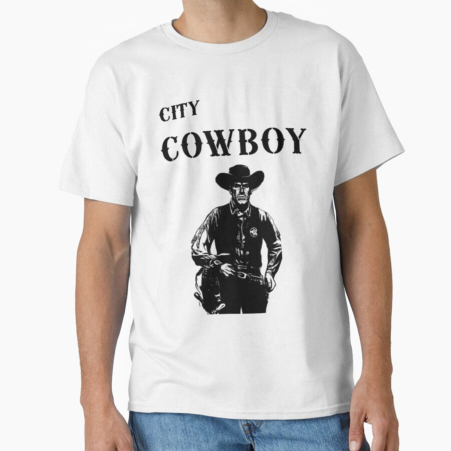 Vintage Retro Western Urban Cowboy Movie Gift For Everyone by Lapinski101Gai