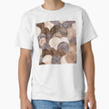 Boho Earthtones, Cream, And Cinnamon Latte Hues Abstract by DEC02