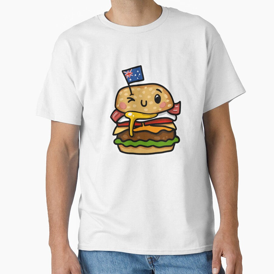 Aussie burger egg and bacon Australia cute food by sianelliot