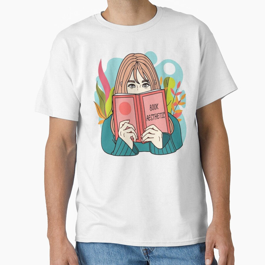 Book Aesthetic Girl with Plant by HaydenMillepied