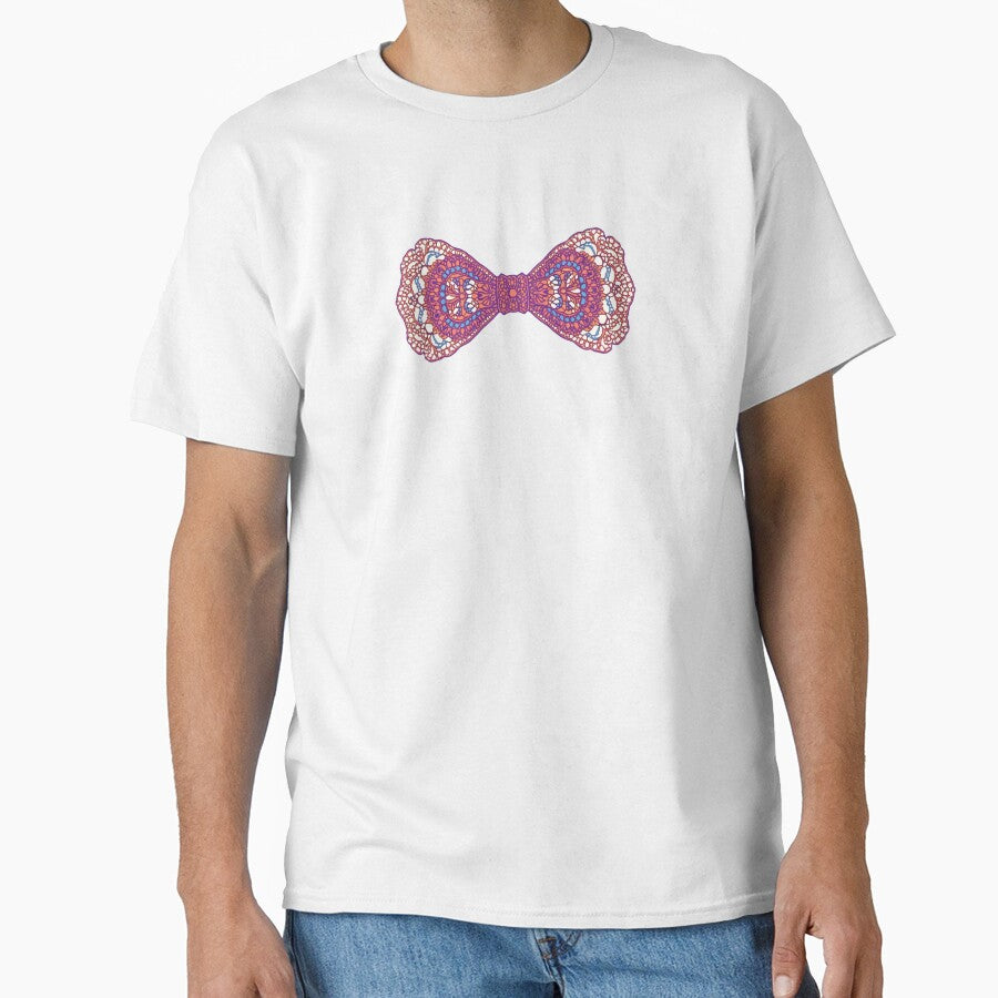 Pink floral lace bow by uunaa