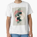 Boho Botanical Collage Eucalyptus Dusty Rose Circles by daila70
