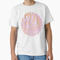 Liquid Retro Abstract in Light Orange and Pink by mirimo