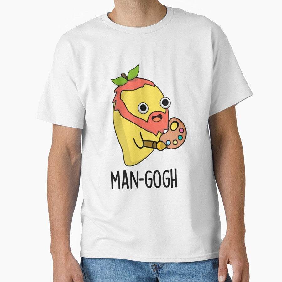 Man-gogh Cute Artist Mango Pun by DouglasyReynol