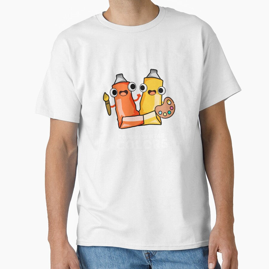Complimentary Colors Funny Paint Pun (Dark BG) by punnybone