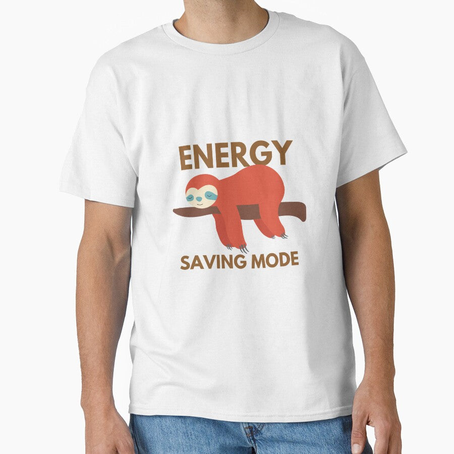 Lazy Sloth on Energy Saving Mode Essential T-Shirt for Lazy people by Showitoffbish