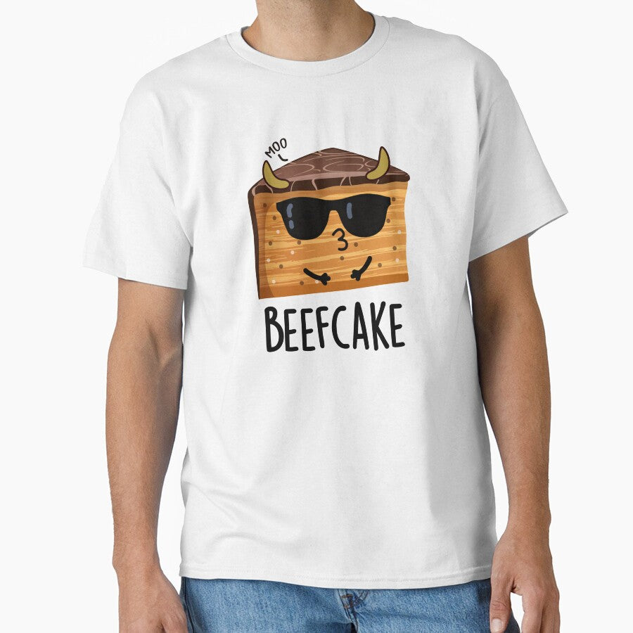 Beefcake Funny Cake Pun by punnybone