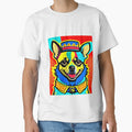 Retro Cute Colorful Chihuahua Dog by Earth Nature Creations
