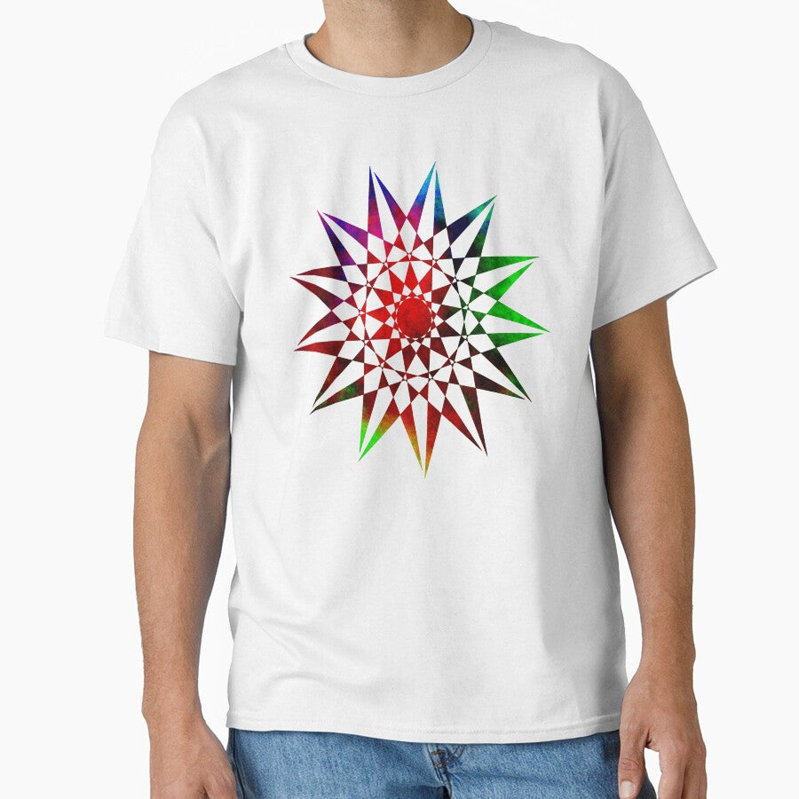 Colorful Trippy Star by Denis Marsili