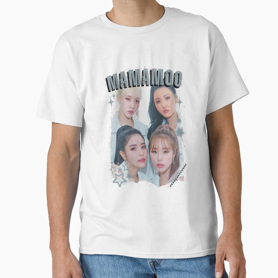 Mamamoo Kpop Female group Scrapbook Collage Cozy Y2K Vintage Design by HELL0WBELLO