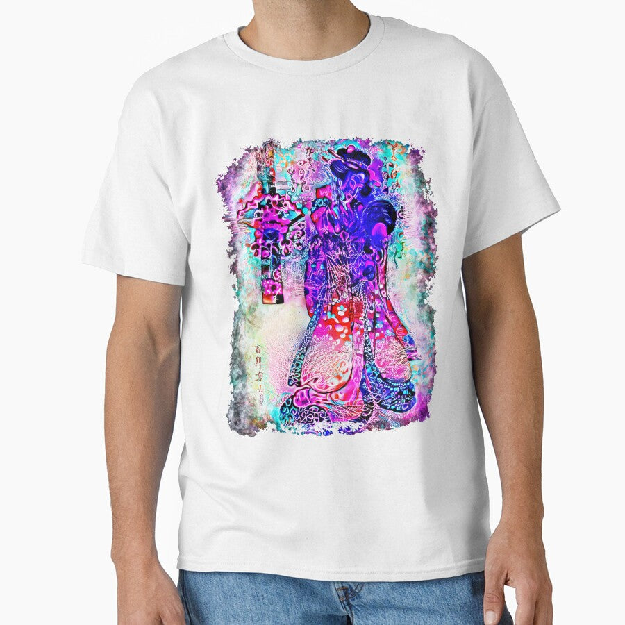 Grunge Psychedelic Geisha by NeoAntique-Art