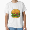Hamburger cartoon illustration by Misscartoon