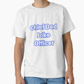 "Chief Dad Joke Officer Typography - Funny Father's Day Gift" by FirstLoveDadArt