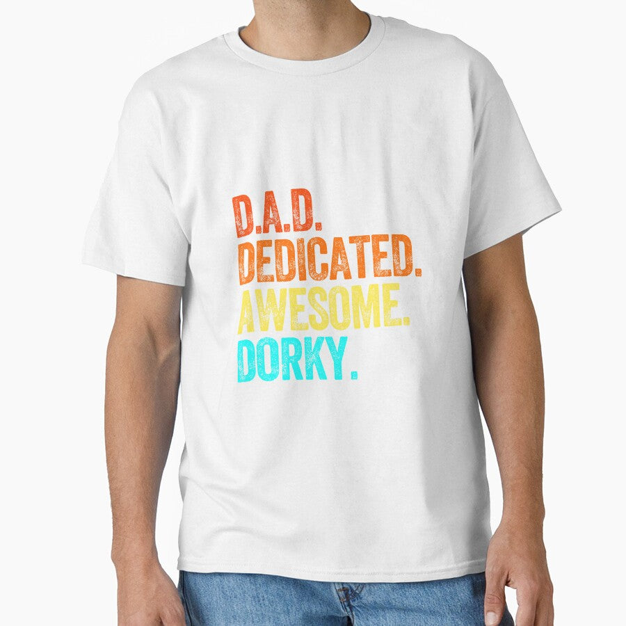 DAD dedicated awesome dorky dad jokes funny fathers day papa pops birthday by w1ckerman