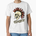 Music Is My Escape From All The Bullshit In Life - Punk Rock Skull by MagicEyesOnly