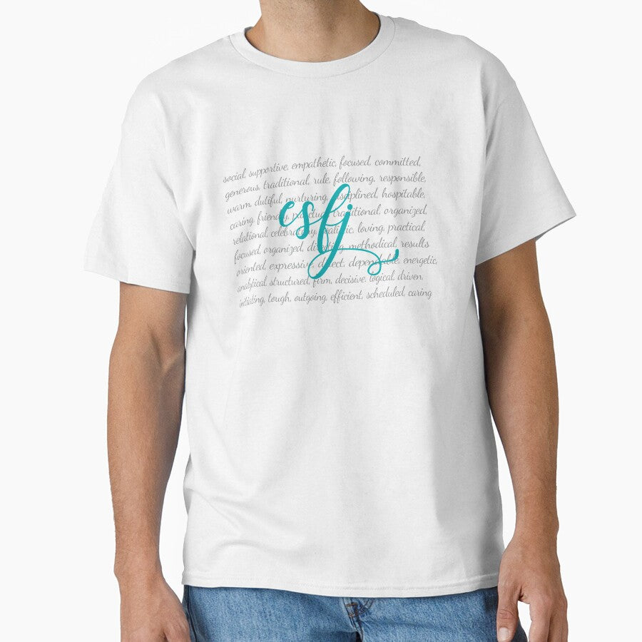ESFJ Shirt, MBTI Myers-Briggs, Personality Type Tee by ModernDesigns7