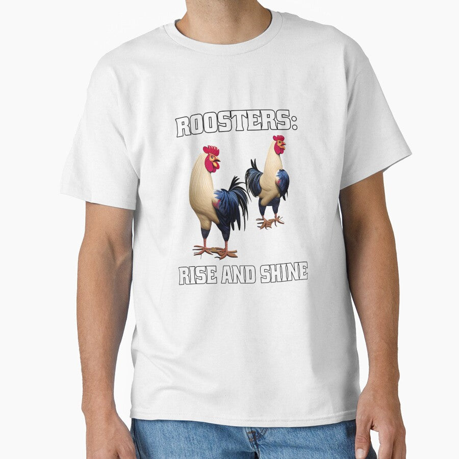 Funny Chicken Farmer Humor Roosters: Rise And Shine by fantasticdesign