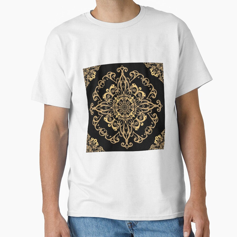 Golden symetry design for t shirt by MychoiceMytrend