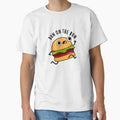 Bun On The Run Funny Burger Puns by punnybone
