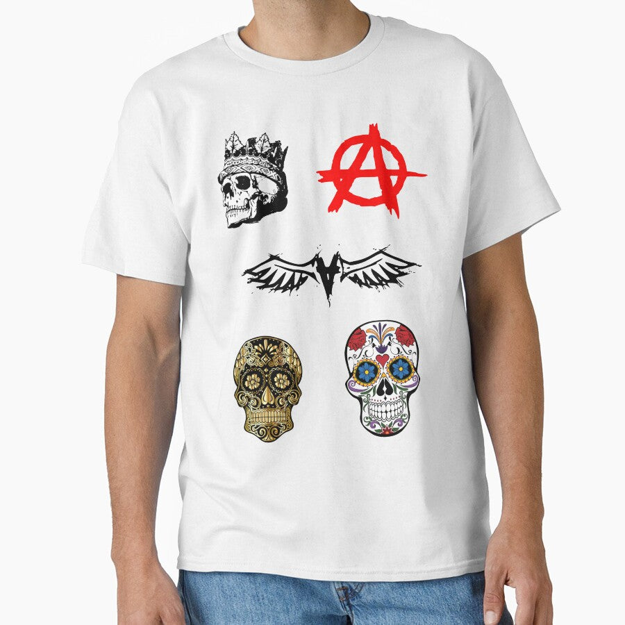 Old Punks Never Dies Skulls by Sonatablue