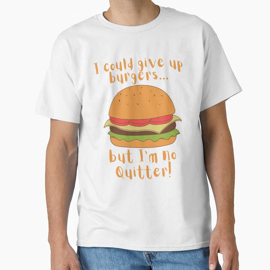 I could give up burgers.. Funny Burger by A-J-S-Designs