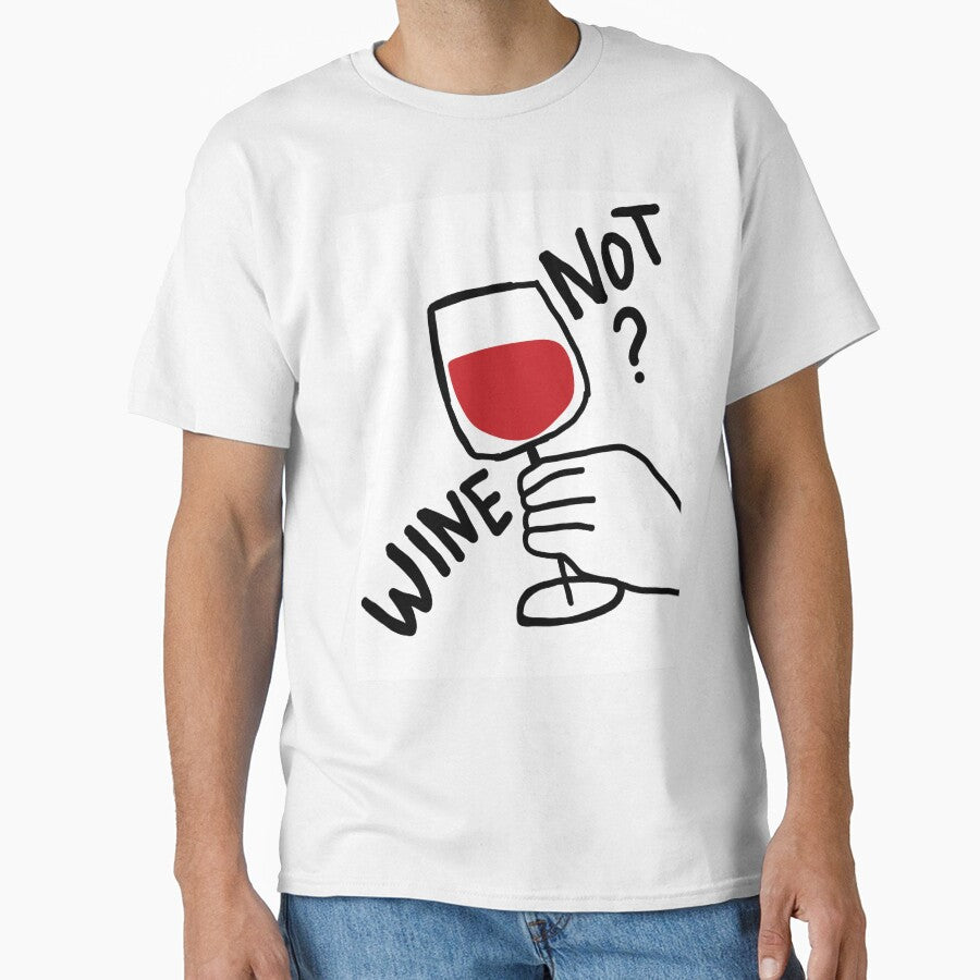 Wine Not? Funny Wine Poster by missbobbit
