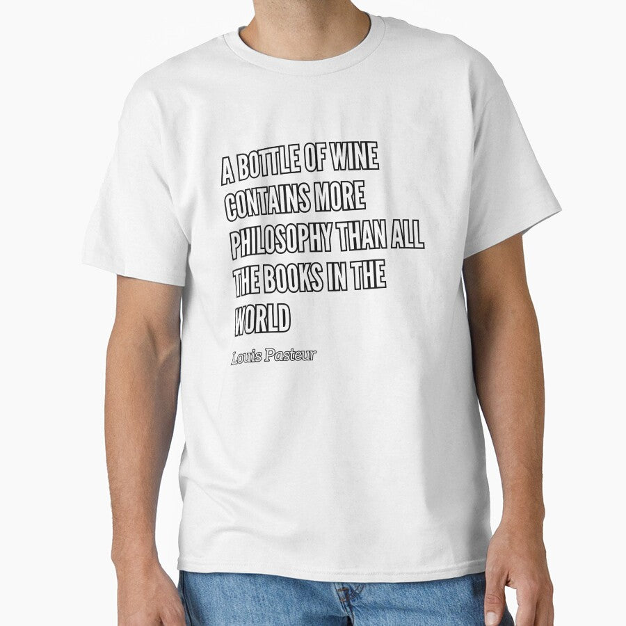 A Bottle of Wine Contains More Philosophy Than All the Books in the World by MtValleyDesign