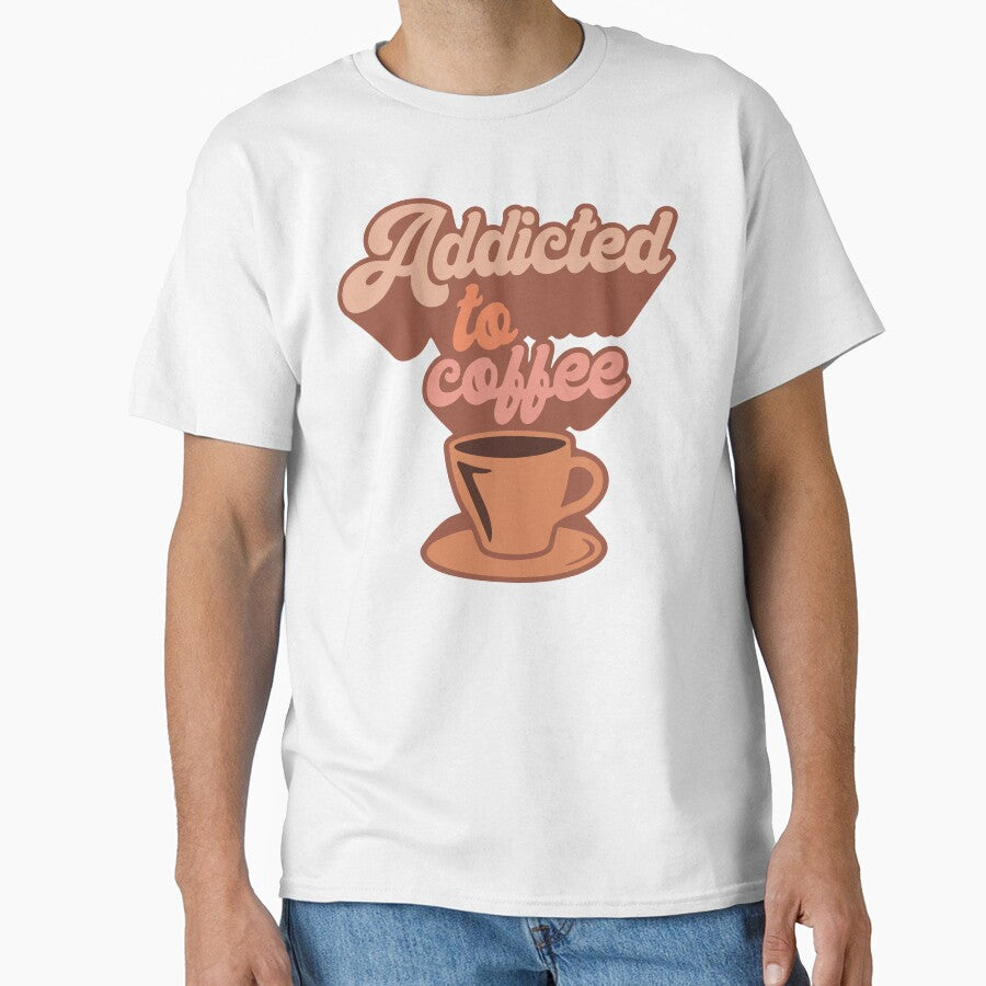Addicted to Coffee - Retro by printify