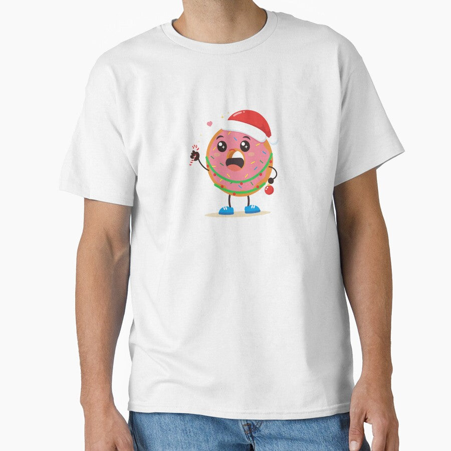 Cute Christmas Donut Illustration by BetweenForms