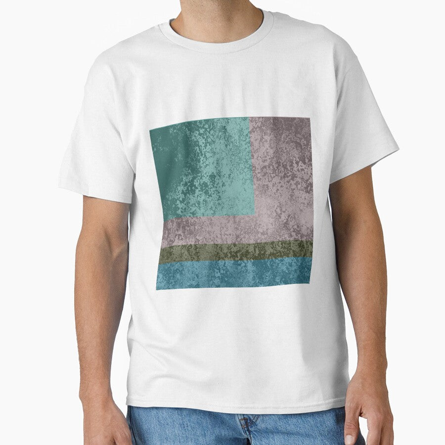Geometric Grunge Blue by Ashlison
