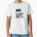 Blues Bird Funny Bluebird Pun (Dark BG) by punnybone