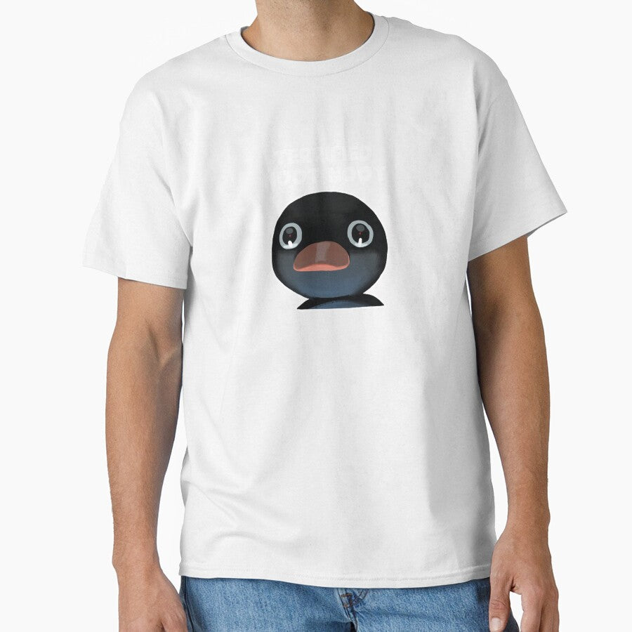 Terrified Noot Noot Pingu Meme (Coral Pink BG) by FilipeFerreira