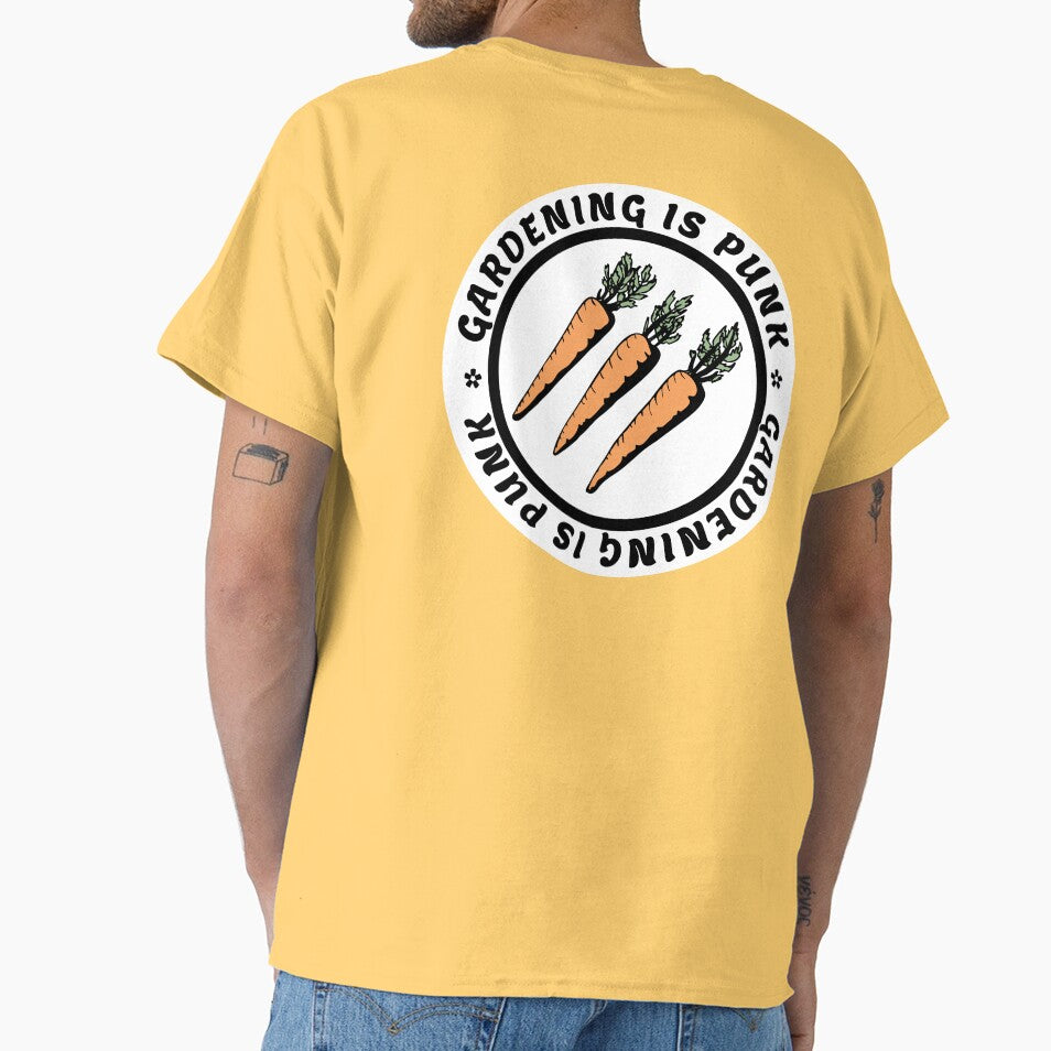 gardening is punk | antifascist 3 arrows | carrots by craftordiy.art