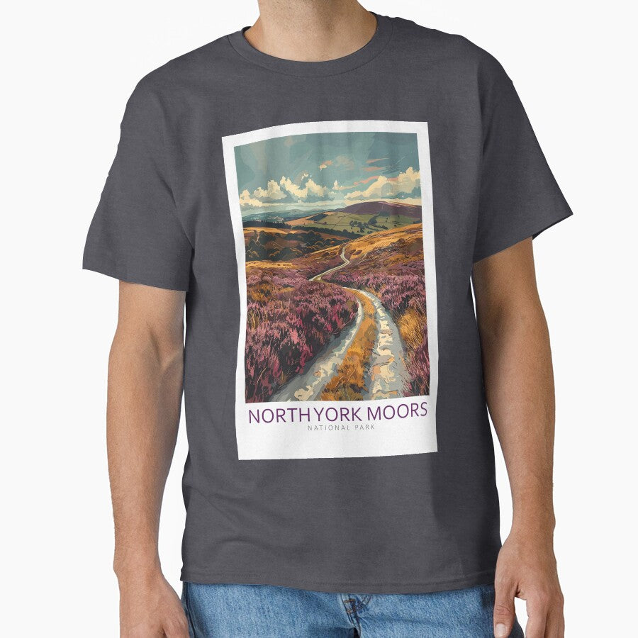 North York Moors National Park United Kingdom - Travel Art by Marciolini