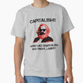 Funny Capitalism Communist T-Shirt Karl Marx Crapitalism by Creekman Designs