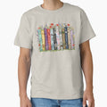 Vintage Albums as Books Floral Aesthetic Swiftie Eras Inspired Fan Art Classic T-Shirt by FishandFolie