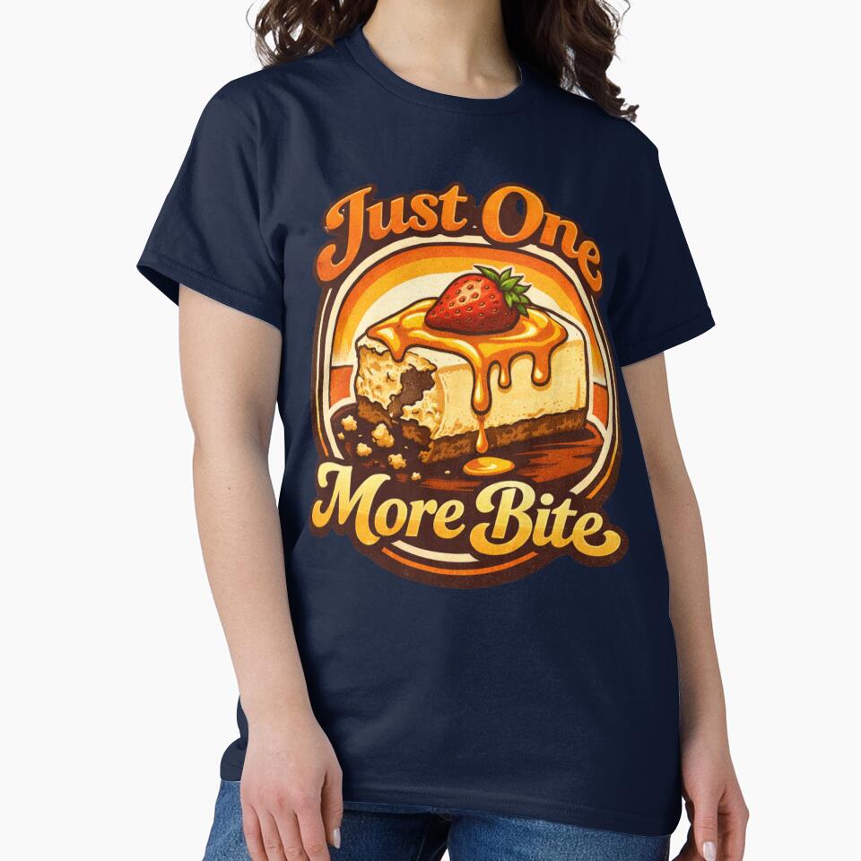 Just One More Bite – Funny Food Lover Snack Humor Design by rushaib